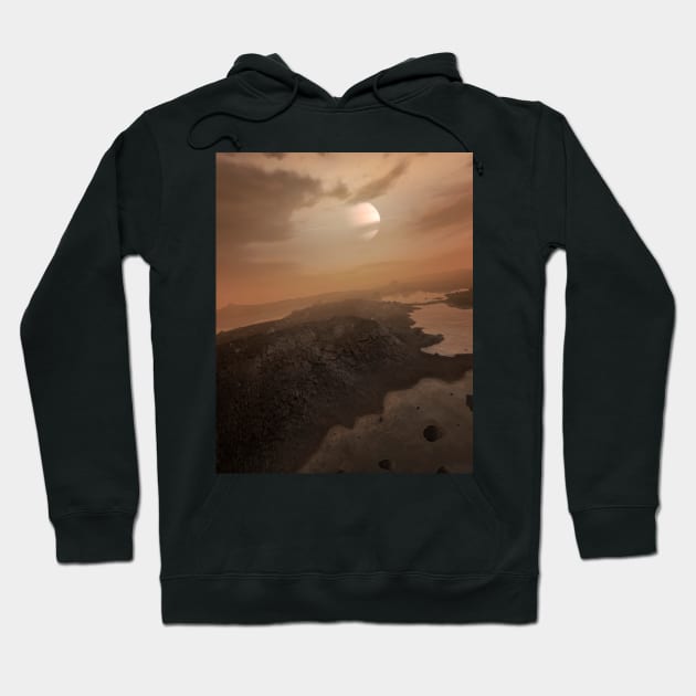 Artwork of Seas on Titan (F016/1347) Hoodie by SciencePhoto